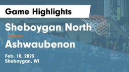 Sheboygan North  vs Ashwaubenon  Game Highlights - Feb. 10, 2023