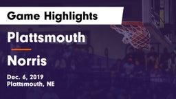 Plattsmouth  vs Norris  Game Highlights - Dec. 6, 2019