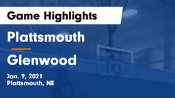Plattsmouth  vs Glenwood  Game Highlights - Jan. 9, 2021