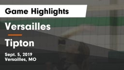 Versailles  vs Tipton  Game Highlights - Sept. 5, 2019