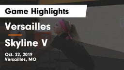 Versailles  vs Skyline V Game Highlights - Oct. 22, 2019