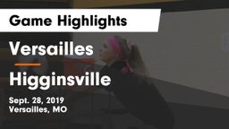 Versailles  vs Higginsville Game Highlights - Sept. 28, 2019