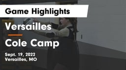 Versailles  vs Cole Camp  Game Highlights - Sept. 19, 2022