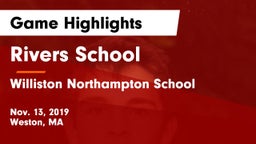 Rivers School vs Williston Northampton School Game Highlights - Nov. 13, 2019
