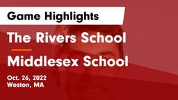 The Rivers School vs Middlesex School Game Highlights - Oct. 26, 2022