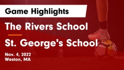 The Rivers School vs St. George's School Game Highlights - Nov. 4, 2022