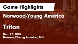 Norwood-Young America  vs Triton  Game Highlights - Dec. 27, 2018