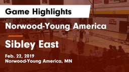 Norwood-Young America  vs Sibley East  Game Highlights - Feb. 22, 2019