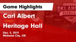 Carl Albert   vs Heritage Hall  Game Highlights - Dec. 5, 2019