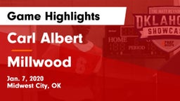 Carl Albert   vs Millwood  Game Highlights - Jan. 7, 2020