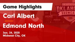 Carl Albert   vs Edmond North  Game Highlights - Jan. 24, 2020