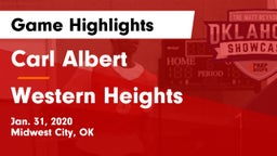 Carl Albert   vs Western Heights  Game Highlights - Jan. 31, 2020