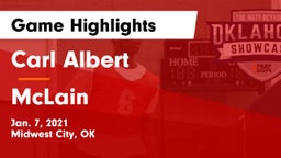 Carl Albert   vs McLain Game Highlights - Jan. 7, 2021