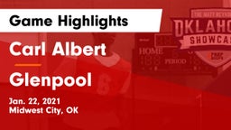 Carl Albert   vs Glenpool  Game Highlights - Jan. 22, 2021