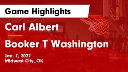 Carl Albert   vs Booker T Washington  Game Highlights - Jan. 7, 2022