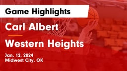 Carl Albert   vs Western Heights  Game Highlights - Jan. 12, 2024