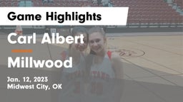 Carl Albert   vs Millwood  Game Highlights - Jan. 12, 2023