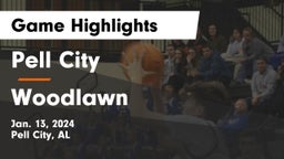 Pell City  vs Woodlawn  Game Highlights - Jan. 13, 2024