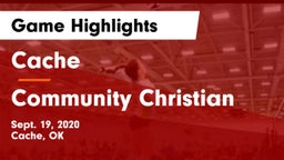 Cache  vs Community Christian  Game Highlights - Sept. 19, 2020