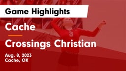 Cache  vs Crossings Christian  Game Highlights - Aug. 8, 2023