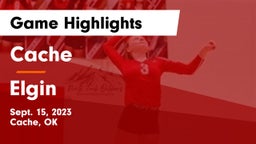 Cache  vs Elgin  Game Highlights - Sept. 15, 2023