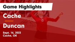 Cache  vs Duncan  Game Highlights - Sept. 16, 2023