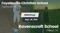 Matchup: Fayetteville Christi vs. Ravenscroft School 2018