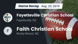 Recap: Fayetteville Christian School vs. Faith Christian School 2019