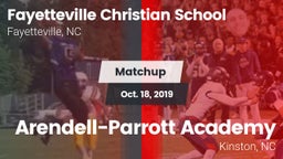 Matchup: Fayetteville Christi vs. Arendell-Parrott Academy  2019