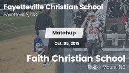 Matchup: Fayetteville Christi vs. Faith Christian School 2019