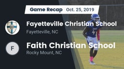 Recap: Fayetteville Christian School vs. Faith Christian School 2019
