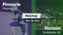 Matchup: Pinnacle  vs. Horizon  2016