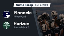 Recap: Pinnacle  vs. Horizon  2020