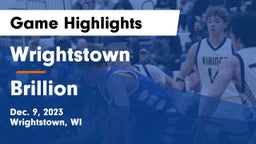 Wrightstown  vs Brillion  Game Highlights - Dec. 9, 2023