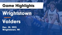 Wrightstown  vs Valders  Game Highlights - Dec. 28, 2023