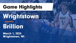 Wrightstown  vs Brillion  Game Highlights - March 1, 2024