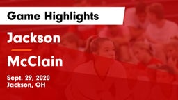 Jackson  vs McClain  Game Highlights - Sept. 29, 2020