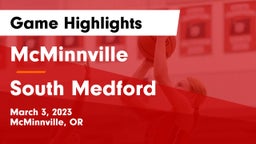 McMinnville  vs South Medford Game Highlights - March 3, 2023