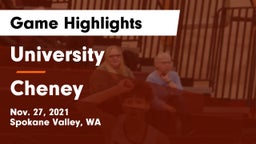 University  vs Cheney  Game Highlights - Nov. 27, 2021