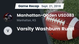 Recap: Manhattan-Ogden USD383 vs. Varsity Washburn Rural 2018