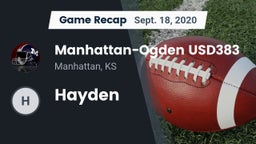 Recap: Manhattan-Ogden USD383 vs. Hayden 2020