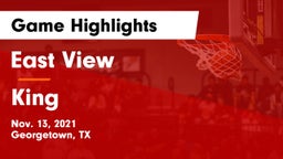 East View  vs King  Game Highlights - Nov. 13, 2021