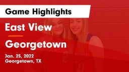 East View  vs Georgetown  Game Highlights - Jan. 25, 2022