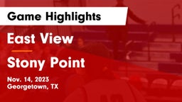 East View  vs Stony Point  Game Highlights - Nov. 14, 2023
