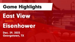 East View  vs Eisenhower  Game Highlights - Dec. 29, 2023