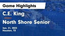 C.E. King  vs North Shore Senior  Game Highlights - Jan. 21, 2023