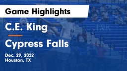 C.E. King  vs Cypress Falls  Game Highlights - Dec. 29, 2022