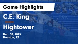 C.E. King  vs Hightower  Game Highlights - Dec. 30, 2023