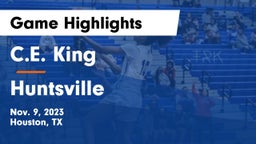 C.E. King  vs Huntsville  Game Highlights - Nov. 9, 2023