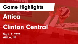 Attica  vs Clinton Central  Game Highlights - Sept. 9, 2023
